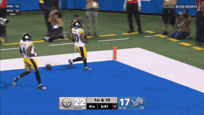 CBS Sports Football: Steelers Vs Lions GIF