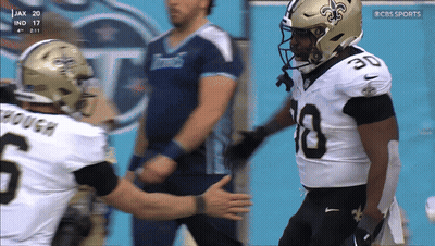 CBS Sports Saints Vs Titans Football GIF