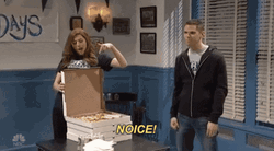 Cecily And Mikey Pizza Noice GIF