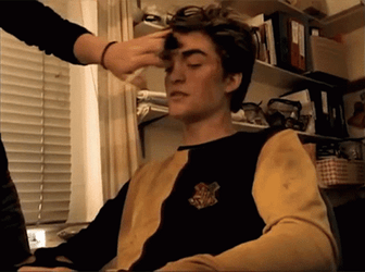 Cedric Diggory Drinking GIF