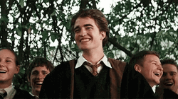 Cedric Diggory Laughing At Someone GIF