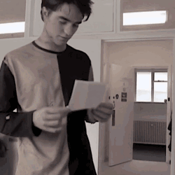 Cedric Diggory Reading GIF