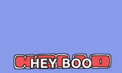 Ceiling With Hey Boo GIF