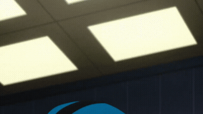Ceiling With Square Lights GIF