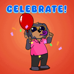 Celebrate Birthday Month With Party Whistle Blower GIF