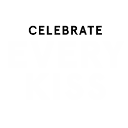 Celebrate Every Kiss Logo Sticker
