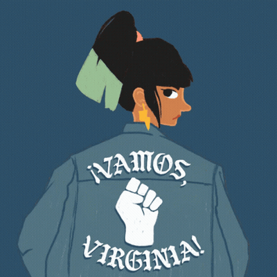 Celebrate Gay USA Southern Pride Virginia Party Time Today Poster GIF