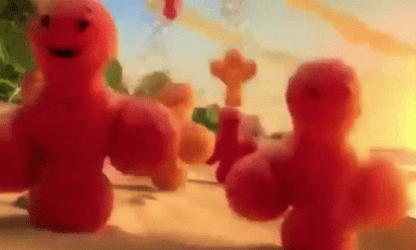 Celebrate Good Times Bamboo Stickman DJ GIF