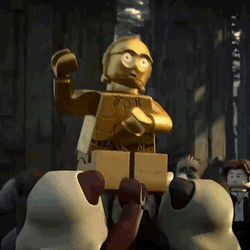 Celebrating C3po GIF
