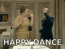 Celebrating Girls Happy Dance