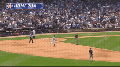 Celebrating Home Run In Baseball Game GIF