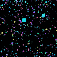 Celebration Colorful Bursting Confetti  GIF