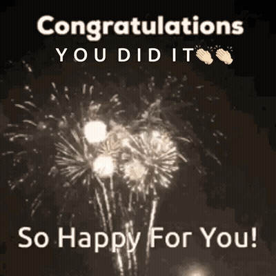 Celebration With Fireworks GIF