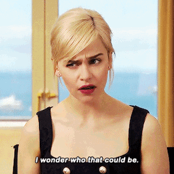 Celebrity Emilia Clarke Suspicious And Doubtful GIF