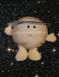 Celestial Buddies Saturn Plushie GIF