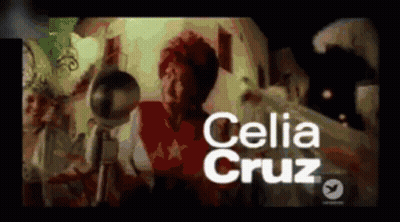 Celia Cruz In Red Top GIF