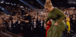 Celine Dion And Adele Hugging GIF