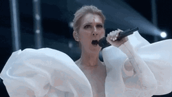 Celine Dion Singing GIF