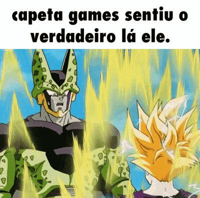 Cell And Gohan From Dragon Ball Z GIF