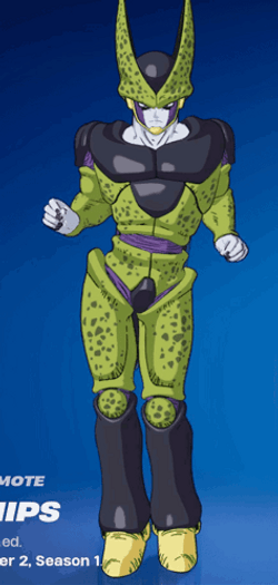 Cell Character Skin Fortnite Dances GIF