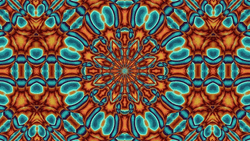 Cell Like Movement Digital Art Kaleidoscope GIF