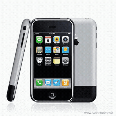 Cell Phone Showing 9:42 AM GIF