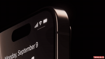 Cell Phone Showing Monday September 9 GIF