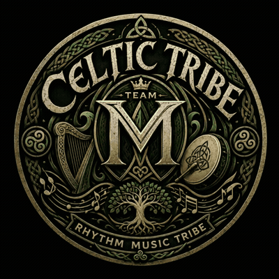 Celtic Tribe Team Logo With Dragon And Tree GIF