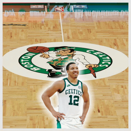 Celtics Basketball Player On Court GIF