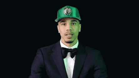 Celtics Jayson Tatum Winking Laughing GIF