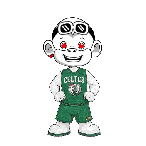 Celtics Jersey Character Sticker