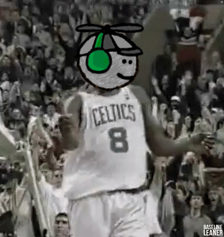 Celtics Player Dancing In Front Of Fans GIF