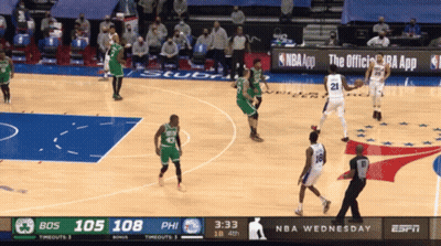 Celtics Vs 76Ers Basketball Game GIF