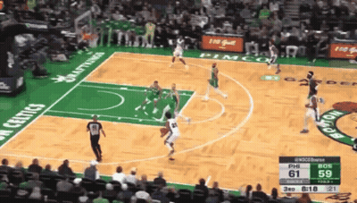 Celtics Vs Boston Celtics Basketball Game GIF