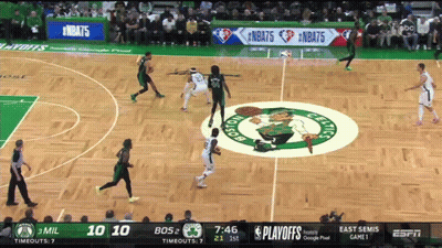 Celtics Vs Hawks Basketball Game GIF