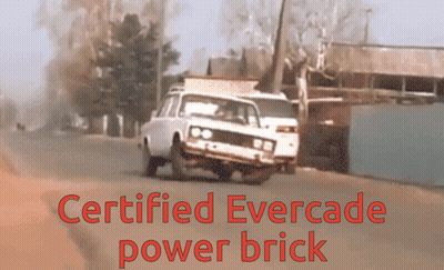 Certified Evercade Power Brick Advertised GIF