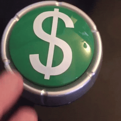 Cha Ching Green Button GIF