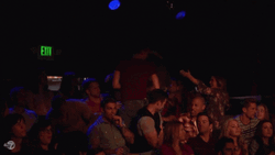 Chad Johnson Pushing Evan GIF