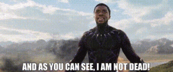 Chadwick Aaron Boseman Im Alive GIF