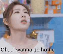 Chaeryeong I Wanna Go Home GIF