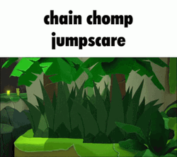 Chain Chomp Jumpscare Forest GIF