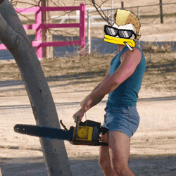 Chainsaw Man Sticker Face GIF