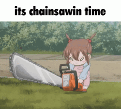Chainsaw Time Loli Cute Anime GIF