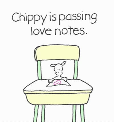 Chair Filled With Paper Planes Saying Your Desk GIF