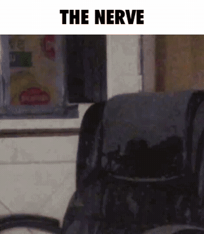 Chair With The Nerve GIF