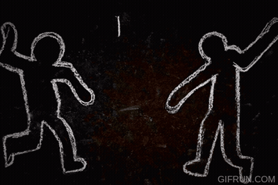 Chalk Drawings Down With A New Habit GIF