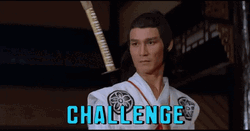 Challenge Accepted Samurai GIF