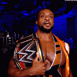 Champ Is Here Big E Wrestler GIF