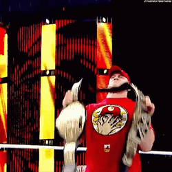 Champ Is Here John Cena Lifting Two Belts GIF