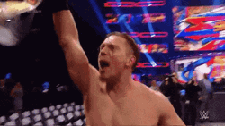 Champ Is Here The Miz Showing Off Belt GIF